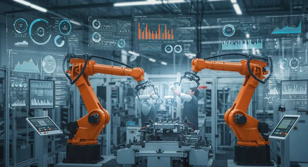 AI-powered automation in manufacturing, human-robot collaboration
