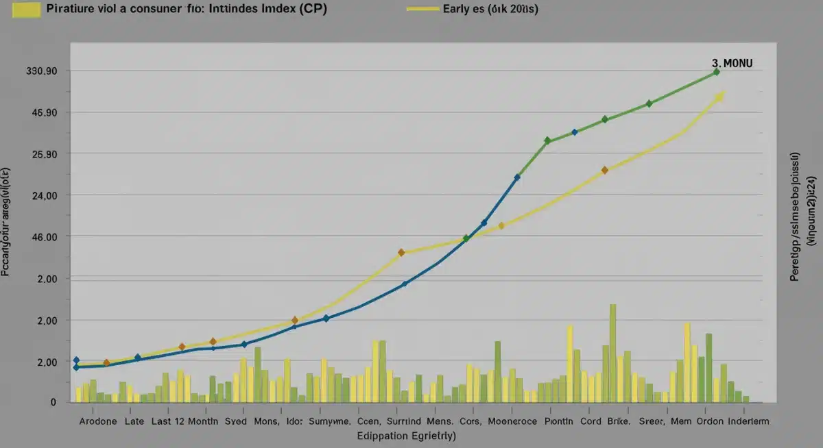Consumer Price Index (CPI) trend showing inflation impact on US households.