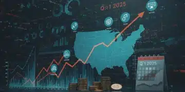 Analyzing Q1 2025 GDP Growth: Key Sectors Driving U.S. Economic Expansion Infographic illustrating Q1 2025 U.S. GDP growth driven by key economic sectors.