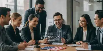 U.S. business team utilizing sales automation software for enhanced productivity